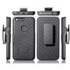 Hard Shell Combo Case Defender Carrying Holster Belt Clip Cover Kickstand Black for Verizon Google Pixel view 1