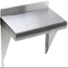 Stainless Steel Wall Mount Shelf 12 x 72 - NSF - Heavy Duty view 1
