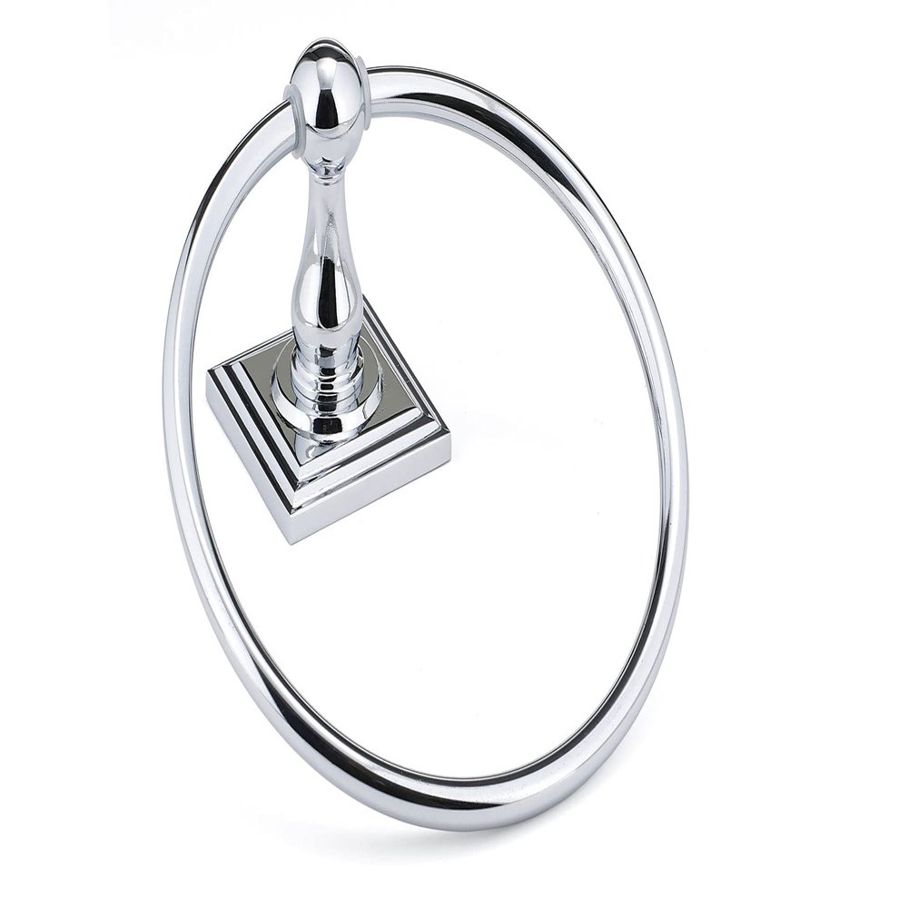 Richelieu Hardware 14643 Bentley Collection Transitional Towel Ring, Chrome