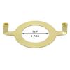 Harp Converter for UNO/Euro Fitters - Take your antique lamp UNO socket and convert it to a harp/finial lamp shade attachment - 1 7/16 inner diameter view 2