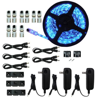 Inspired LED - Light Strip - Cut and Connect Kit - Super Bright Blue - 39.5 ft / 12M - Strip Lighting LED - Dimmable led