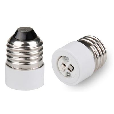 E-Simpo 10PCS E26 to Gu5.3/GU4/G4/MR16 Adapter- Standard E26/E27 Edison Screw Base to MR16 GU5.3 G4 Gu4 Base Adapter Holder Converter (PBT Material)