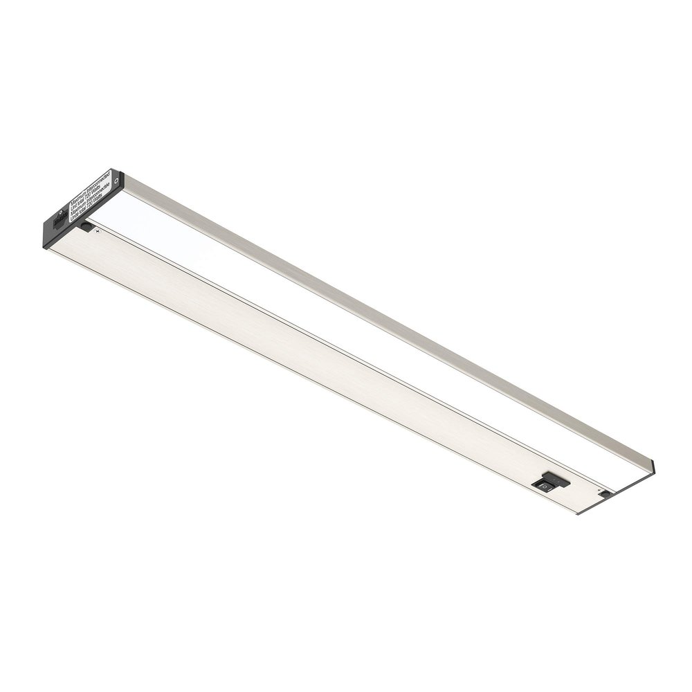 GETINLIGHT 24-Inch 3-CCT LED Under Cabinet Light, Hardwired/Plug-in, Nickel