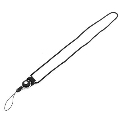 uxcell Cell Phone Camera Mp3 Mp4 Detachable Neck Lanyard Band Strap Rope String Black