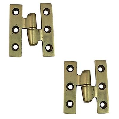 Brass Take Apart Knuckle Hinge (2032KB-R - 1" x 2", Right)