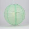 PaperLanternStore.com 8 Inch Cool Mint Irregular Ribbed Paper Lantern (10 PACK) view 1