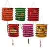 DMtse 12CM Diameter Pack of 12 Mix Colour Chinese New Year Paper Lanterns (Assorted) view 1