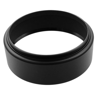CamDesign Metal Lens Hood Sun Shade Compatible with Panasonic Lumix Fujifilm Olympus Pentax Samsung Sigma Rangefinder Universal Cameras (49mm)