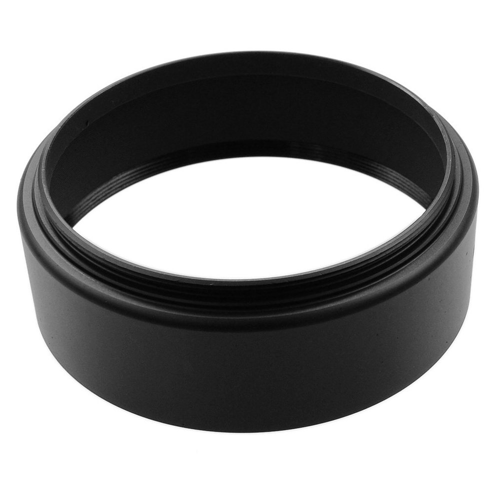 CamDesign Metal Lens Hood Sun Shade Compatible with Panasonic Lumix Fujifilm Olympus Pentax Samsung Sigma Rangefinder Universal Cameras (49mm)