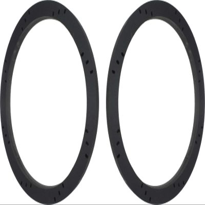 10" Subwoofer Speaker Spacers Depth Extender Extending Rings - 3/4" thick - ID: 9 1/8" OD: 10 7/8" - 1 Pair - SSK10XK - Stackable - Perfect For Framing Fiberglass Enclosures