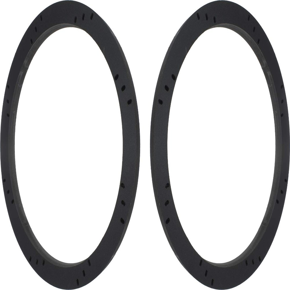 10" Subwoofer Speaker Spacers Depth Extender Extending Rings - 3/4" thick - ID: 9 1/8" OD: 10 7/8" - 1 Pair - SSK10XK - Stackable - Perfect For Framing Fiberglass Enclosures