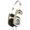 Koss Porta Pro Limited Edition On-Ear Headphones, in-Line Microphone, Volume Control and Touch Remote Control, Retro Style, Includes Hard Carry Case, Wired with 3.5mm Plug, Rhythm Beige view 2
