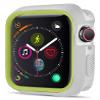 Case for Apple Watch 40mm (Series 4 5 6 SE SE2 SE3) - White/Yellow view 1