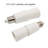 E-Simpo 10pcs E11 To E11 Mini Candelabra Light Socket Base Led Lamp Holder Adapter Extender Converter Extension view 3
