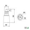 E-Simpo 10pcs E11 To E11 Mini Candelabra Light Socket Base Led Lamp Holder Adapter Extender Converter Extension view 4