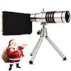 Youniker Optical Camera Lens Kit for iPhone 7,18x Manual Focus Telephoto Lens for iPhone 7,Including 18x Aluminum Zoom Telescope Camera Lens with Tripod + iPhone7 Case view 1