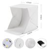 Depthlan Folding Photo Studio Kit Box with LED Light for Photographing Shooting Tent for Small Size Itens view 2