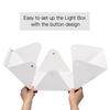 Depthlan Folding Photo Studio Kit Box with LED Light for Photographing Shooting Tent for Small Size Itens view 3