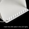 Depthlan Folding Photo Studio Kit Box with LED Light for Photographing Shooting Tent for Small Size Itens view 4