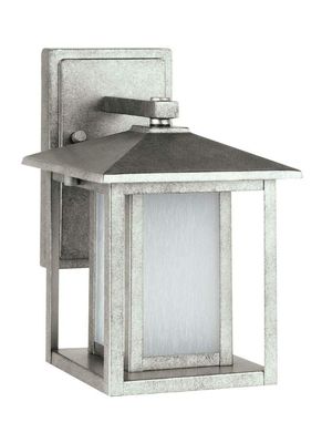 Generation Lighting 89029-57 Lighting Hunnington-60W One Light Outdoor Wall Lantern in Contemporary Style-7 Inch Wide by 11 Inch high Weathe, 1-Light, cETL Listed, Safety Rated for Wet Locations