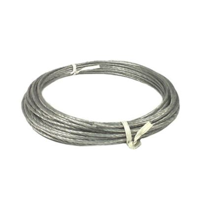 100' 6/20 Coated Guy Wire & Guy Ring for Antenna Mast up to 2.25" EZ 60 EZ 43-A
