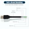 Inovat Replacement 10FT USB A Male to B Male Cable Cord Data Transfer Host Cable Cord for Blue Snowball MIC Microphone view 3
