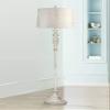 Regency Hill Vintage Chic 60" Tall Floor Lamp with Silver Circles Shade view 1