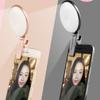 LittleDaisy Clip to The Device Round Portable Mini Spot Self Fill Light Spotlight Flash Night Using For Any Cell Phone Tablets Apple iPhone 6 plus/6s/6/6Plus/5s/5 (NO Install Any APP) (Golden) view 4