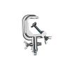G-clamp, Fits 2" Tube, 330 lb Load, Silver view 1