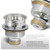 Highcraft Heavy Duty Kitchen Sink Drain Assembly 3-1/2 Inch Stainless Steel Strainer Basket & Stopper, Standard Sink Drain view 3