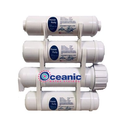 4-Stage Portable Heavy Duty XL Reverse Osmosis Water Filter Purification System | 100 GPD | 2.5" x 12" Filters