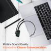 Spracht HS-2050 Single Ear Wireless Bluetooth Headset with Base Station | Noise Cancelling Headphones with Microphone for Pc, Laptop, Work from Home, Skype, Zoom, Call Centers, Office, Trucker view 4