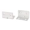 uxcell 50mmx30mmx30mm Stainless Steel Corner Braces Angle Brackets 4 Pcs view 2