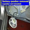 Rear Door Speaker Adapter Spacer Rings Fits Subaru 1993-2007 Impreza - SAK040_475-2 Pair view 3