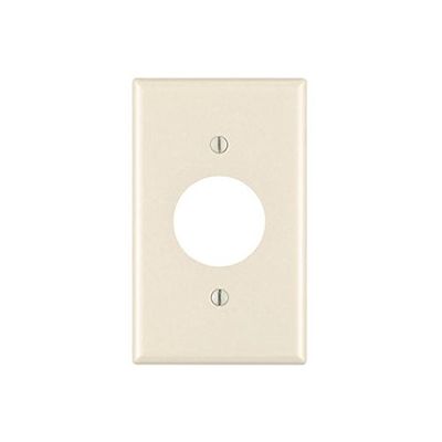 Leviton 000-78004-000 Light Almond 1 Gang Single Receptacle Wall Plate