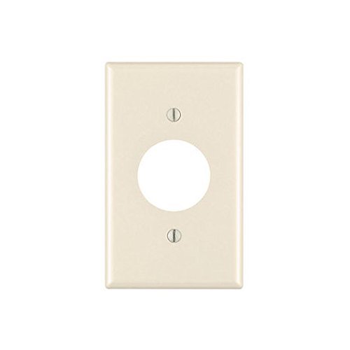 Leviton 000-78004-000 Light Almond 1 Gang Single Receptacle Wall Plate