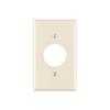 Leviton 000-78004-000 Light Almond 1 Gang Single Receptacle Wall Plate view 1