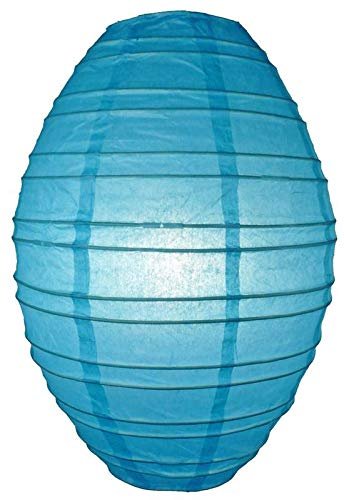 Quasimoon PaperLanternStore.com Turquoise Kawaii Paper Lantern (10 Pack)