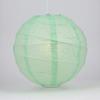 PaperLanternStore.com 12 Inch Cool Mint Irregular Ribbed Paper Lantern (10 PACK) view 1