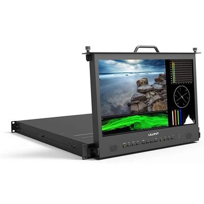 LILLIPUT 17.3" RM-1730S 1RU Pull-Out Monitor 19201080 700:1 Contrast 3G-SDI, HDMI, DVI, Audio & Tally inputs, SDI and HDMI Cross Conversion