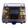 Car Audio Digital Indicator with Super Bright Blue LED 0 2 4 Gauge Fuse Holder view 3