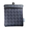Small Neoprene Neck Phone Sleeve Bag Pouch w/ Clip(Geometry Pattern Black) view 1