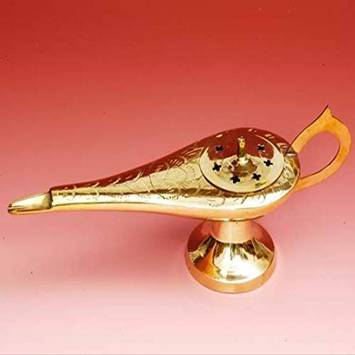 Song of India Brass Genie Lamp 11" Long