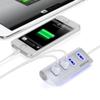 KOHSTAR 4 Port Aluminum USB 2.0 HUB Splitter High Speed for PC Laptop Mac iMac MacBook Fast Local Delivery view 1