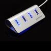 KOHSTAR 4 Port Aluminum USB 2.0 HUB Splitter High Speed for PC Laptop Mac iMac MacBook Fast Local Delivery view 4