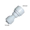 YZMSZ Reducing Straight Union 3/8" to 1/4" Quick Connector fittings RO Water Filters set of 10 view 2