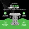 SinkShroom The Revolutionary Sink Drain Protector Hair Catcher/Strainer/Snare, Gray view 2