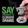 SinkShroom The Revolutionary Sink Drain Protector Hair Catcher/Strainer/Snare, Gray view 3