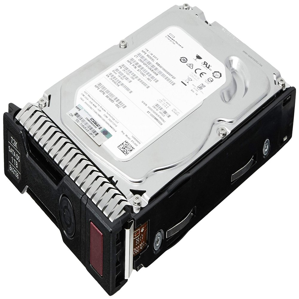 HPE 861691-B21 1TB 3.5" LFF SATA Midline 7200RPM Internal Hard Drive