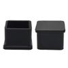 Flyshop 20PCS Non-Slip Rubber Leg Tips Floor Protectors Square Chair Leg Caps, 30mm x 30mm, 1-3/16" x 1-3/16", Black view 1